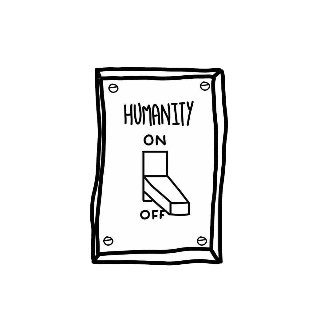 Humanity Switch Sticker